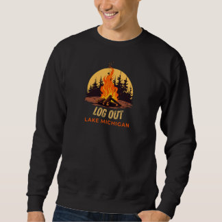 Sudadera Fogata del lago Michigan