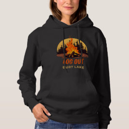 Sudadera Fogata en Burt Lake Michigan