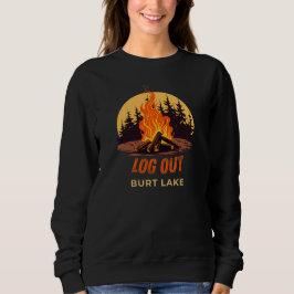 Sudadera Fogata en Burt Lake Michigan
