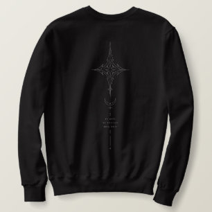 Sudadera Folclore Celestial Gótico Vacío Gráfico