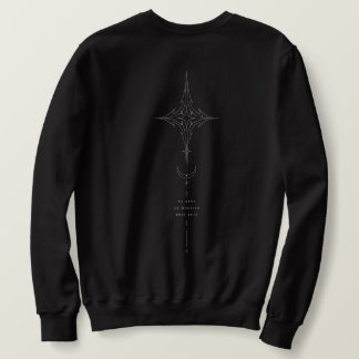 Sudadera Folclore Celestial Gótico Vacío Gráfico
