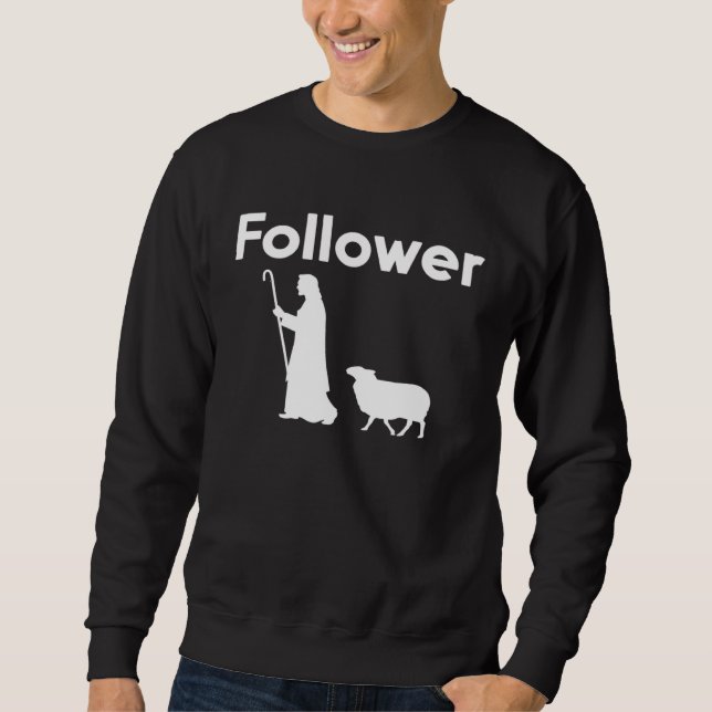 Sudadera Followers of Jesus Christ parable of the lost shee (Anverso)