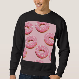 Sudadera Fondo transparente de donuts acristalados