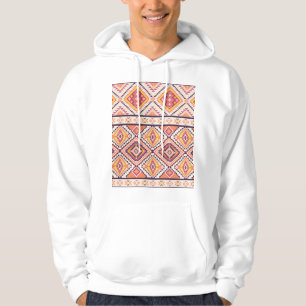 Sudadera Fondo tribal azteca a rayas sin soldadura