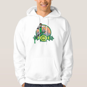 Sudadera Fondo y logotipo verdes de la ciudad de la