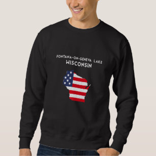 Sudadera Fontana en el lago Ginebra Wisconsin Estados Unido