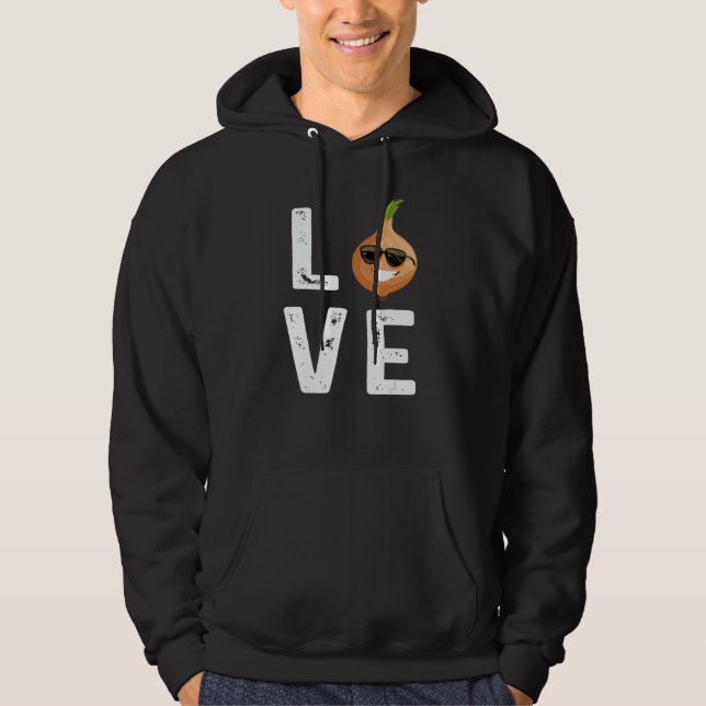 Sudadera Food Joke For Chefs Onion Culinary Cooks I Love On (Anverso)