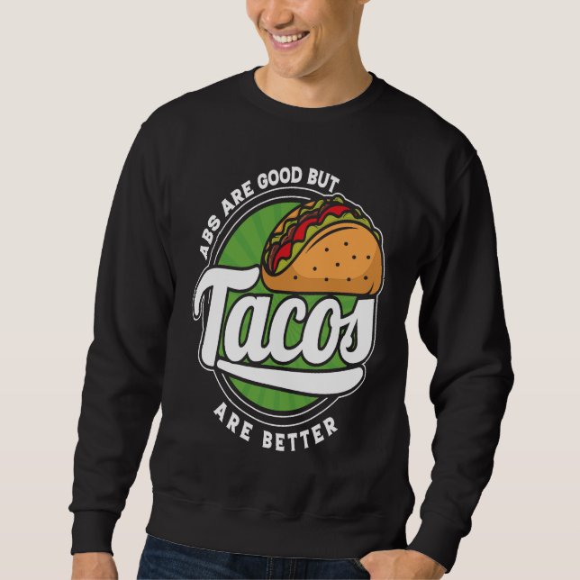 Sudadera Foodaholic Lifestyle Tacos Enthusiast Mexican Food (Anverso)