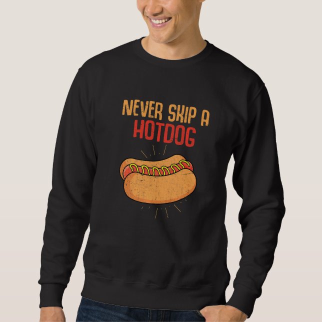 Sudadera Foodie Hot Dog Franks Sausage Fast Food Hotdog (Anverso)