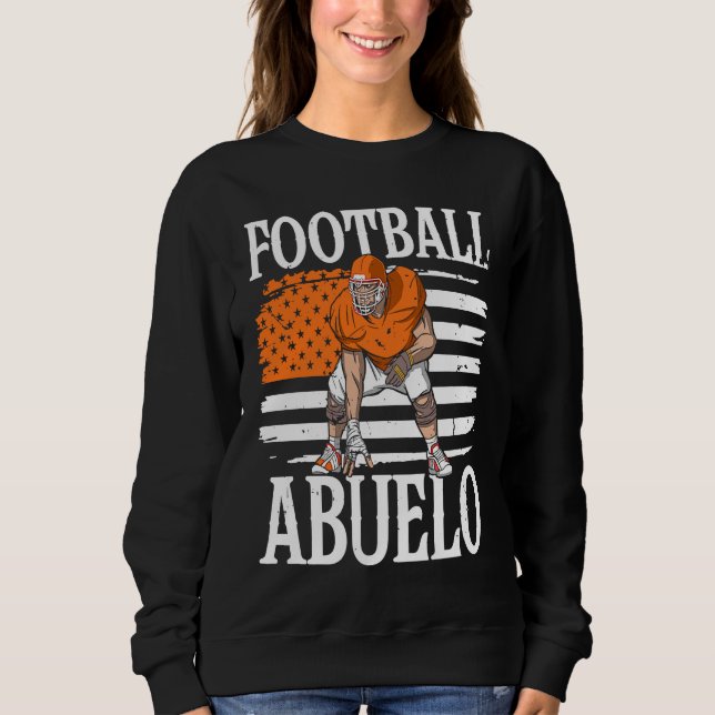 Sudadera Football Abuelo Grandpa Grandfather (Anverso)