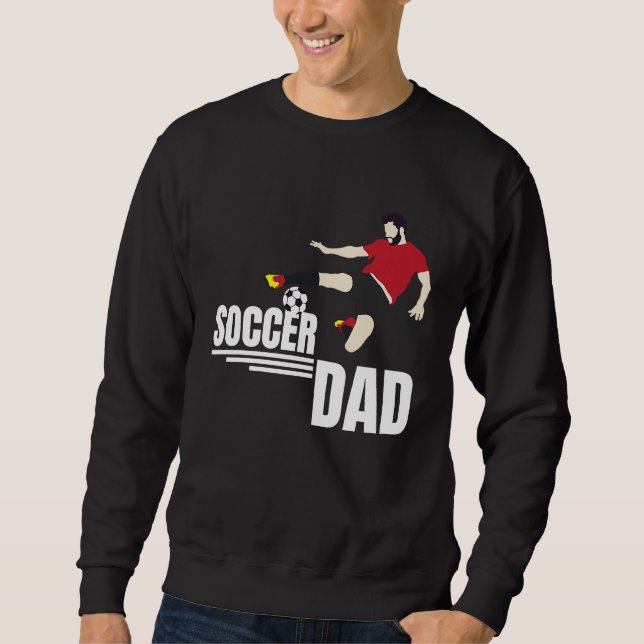 Sudadera Football Dad Father Soccer Player  T (Anverso)