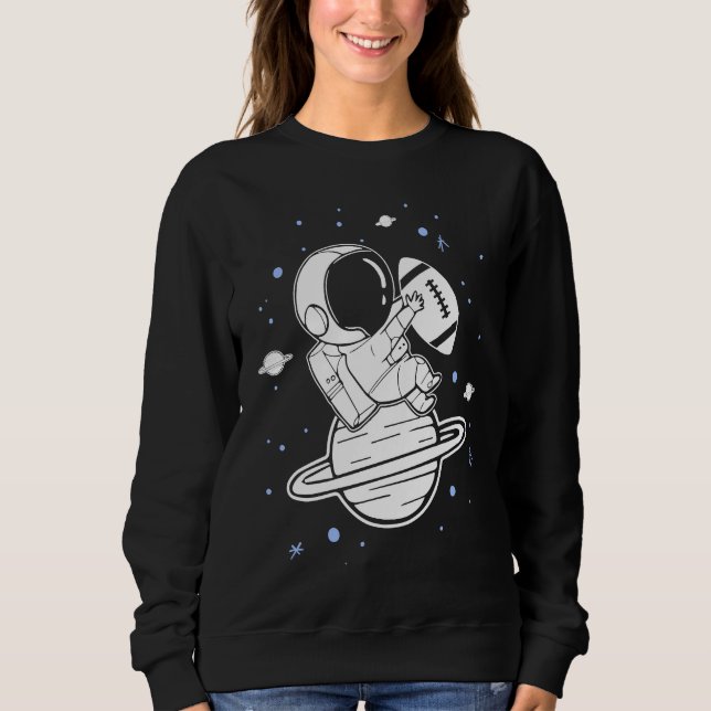 Sudadera Football Game Season Astronaut Professional Footba (Anverso)