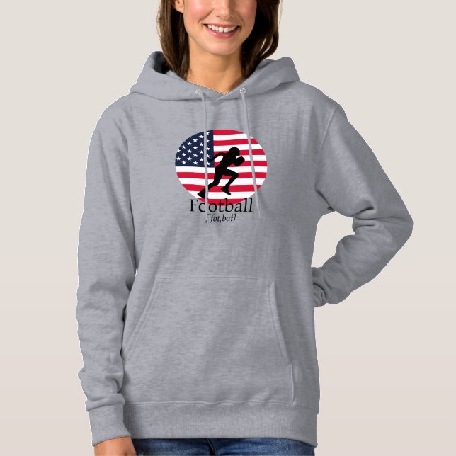 Sudadera Football Geschenk Sport USA Amerika Ball Sterne (Anverso)