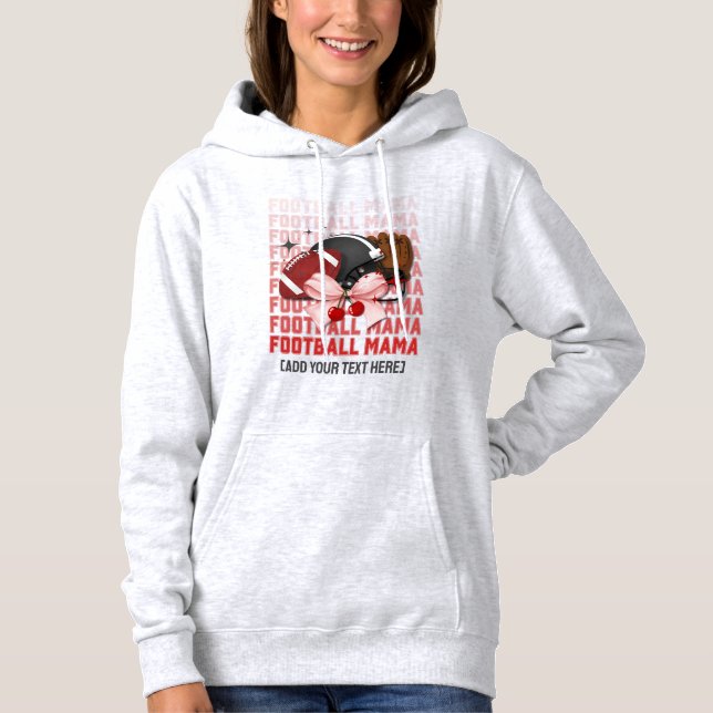 Sudadera FOOTBALL MAMA Coquette Bow (Anverso)