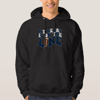 Sudadera Football My Heart Is On The Line Offensive Lineman
