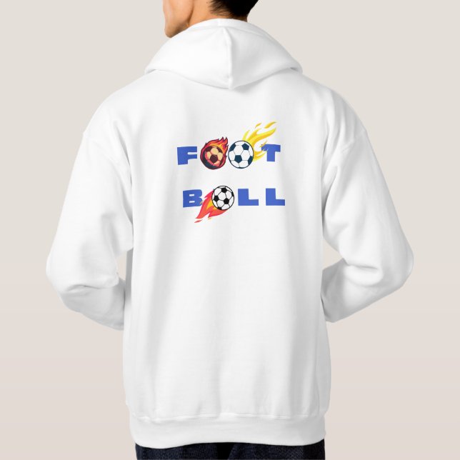 Sudadera Football Soccer Ball Graphic Hoodie (Reverso)