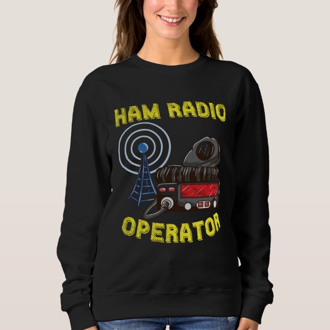 Sudadera For Proud Ham Radio Operator  Ham Radio Dad Grandp (Anverso)