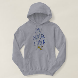 Sudadera För Sverige i Tiden Hoodie, Suecia Motto