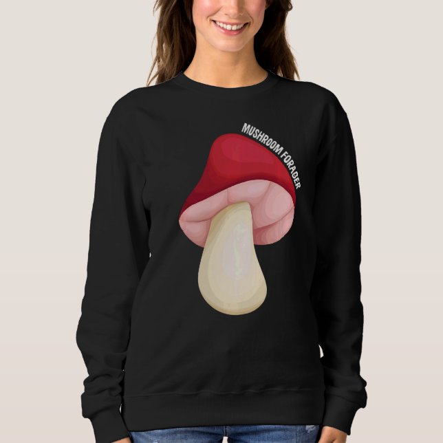Sudadera Foragín de setas de bosque de setas de setas forag (Anverso)