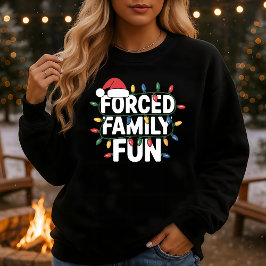 Sudadera Forced Family Fun Funny Christmas Lights