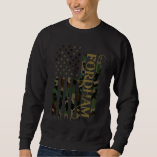 Sudadera Fordham Camo de Estados Unidos con bandera de Esta