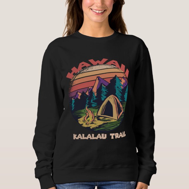 Sudadera Forest Hawaii Kalalau Trail Camping Nature Hiking (Anverso)