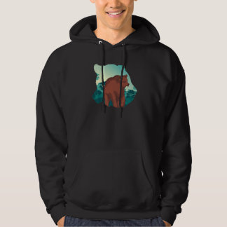 Sudadera Forest Trees Nature Animal  Outdoor Grizzly Bear