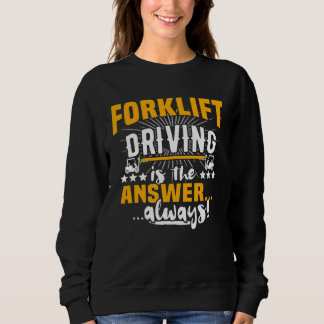 Sudadera Fork Lift Truck Forklift Operator  5