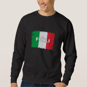 Sudadera Forli Italia Ciudad con bandera italiana