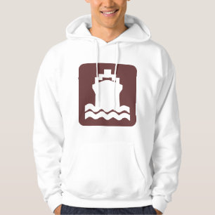Sudadera Forma de barco - Marrón oscuro