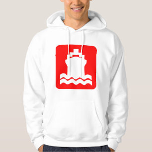 Sudadera Forma de barco - Rojo