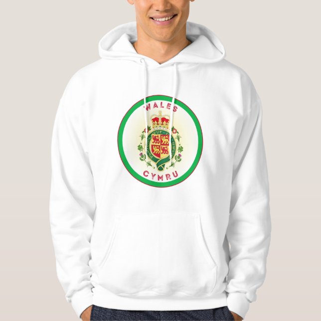 Sudadera Forma de círculo de la insignia real de Gales (Anverso)