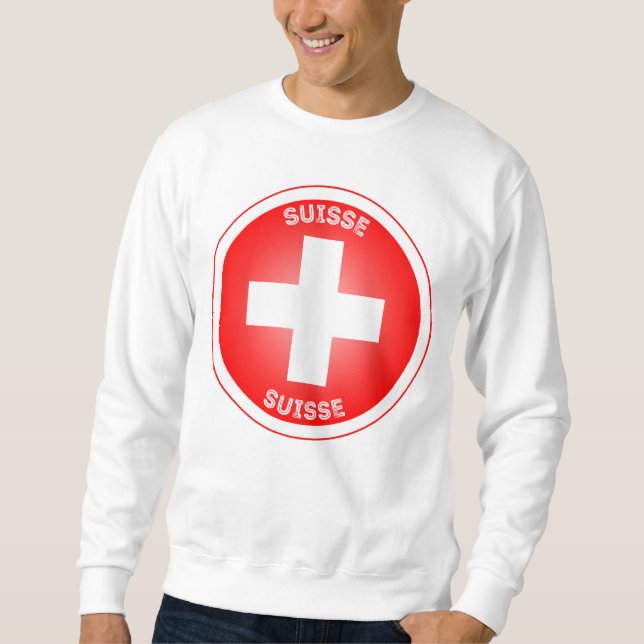 Sudadera Forma de círculo de Suisse Cross Suisse (Anverso)