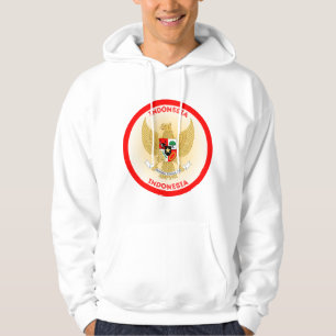 Sudadera Forma de círculo del Emblema Nacional de Indonesia