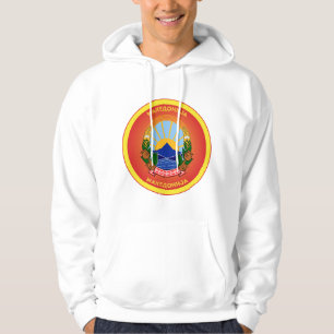 Sudadera Forma de círculo del emblema nacional de Macedonia