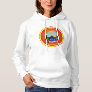 Sudadera Forma de círculo del emblema nacional de Macedonia