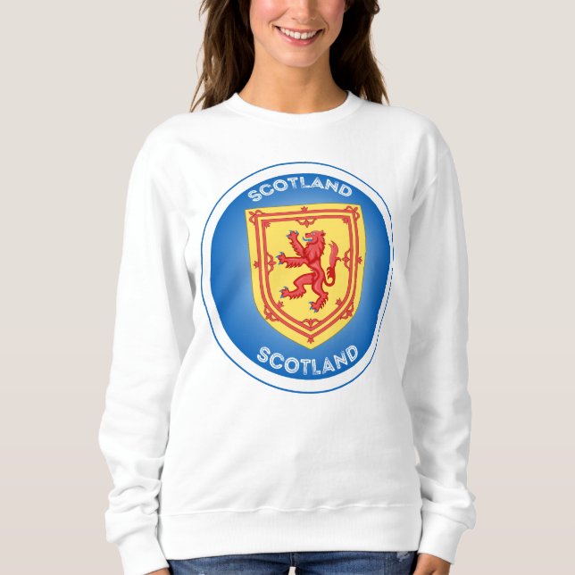 Sudadera Forma de círculo del escudo de armas de Escocia (Anverso)