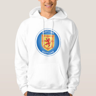 Sudadera Forma de círculo del escudo de armas de Escocia