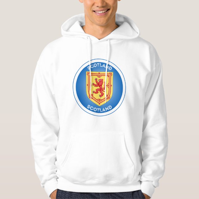 Sudadera Forma de círculo del escudo de armas de Escocia (Anverso)