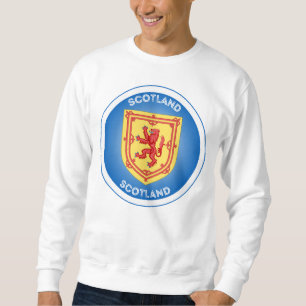 Sudadera Forma de círculo del escudo de armas de Escocia