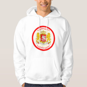 Sudadera Forma de círculo del escudo de armas de Georgia