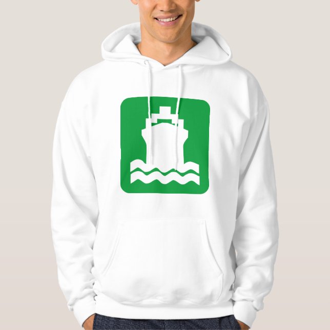 Sudadera Forma de envío - Verde de hierba (Anverso)