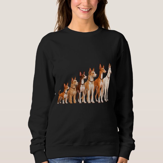 Sudadera Formación de Podenco (Anverso)