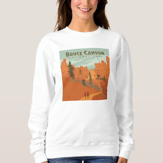 Sudadera Formaciones de Rock del Parque Nacional del Cañón  (Anverso)