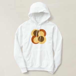 Sudadera Formas circulares geométricas abstractas de 70 año