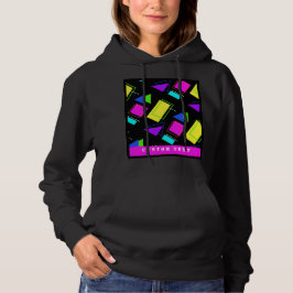 SUDADERA FORMAS GEOMÉTRICAS PATRONADAS EN LA MODA DE NEON R
