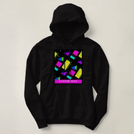 SUDADERA FORMAS GEOMÉTRICAS PATRONADAS EN LA MODA DE NEON R