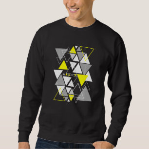 Sudadera Formas geométricas Resumen Triángulos de cosecha m