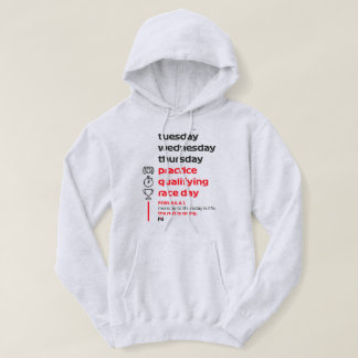 SUDADERA FORMULA 1 RACE WEEK WHITE