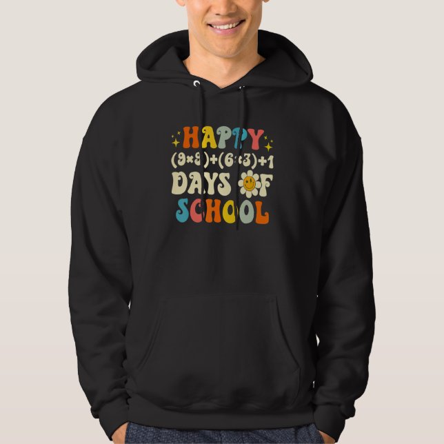 Sudadera Fórmula Matemática 100 Días De Colegio Profesor De (Anverso)